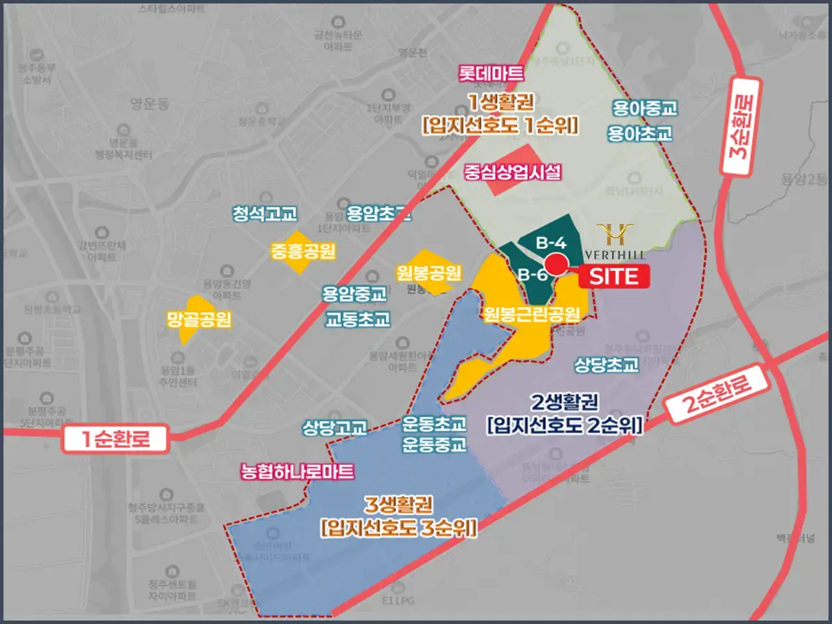 동남지구 대성베르힐 위치