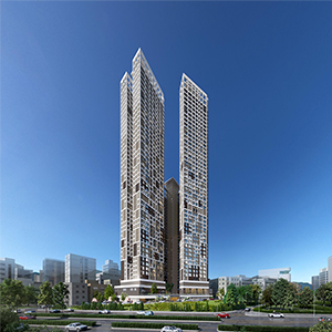 가경 더센트럴리티 아파트일러스트